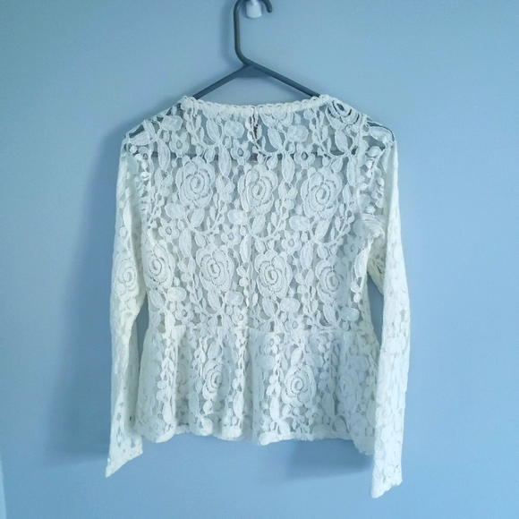 Peplum Lace Overlay - Picture 2 of 6